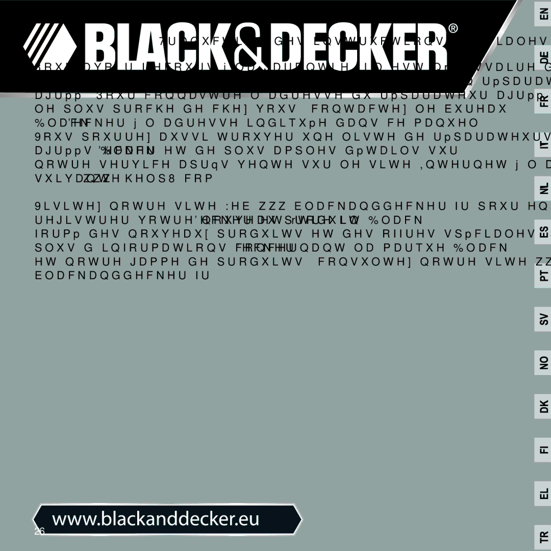 Black & Decker ORB48 manual Français 