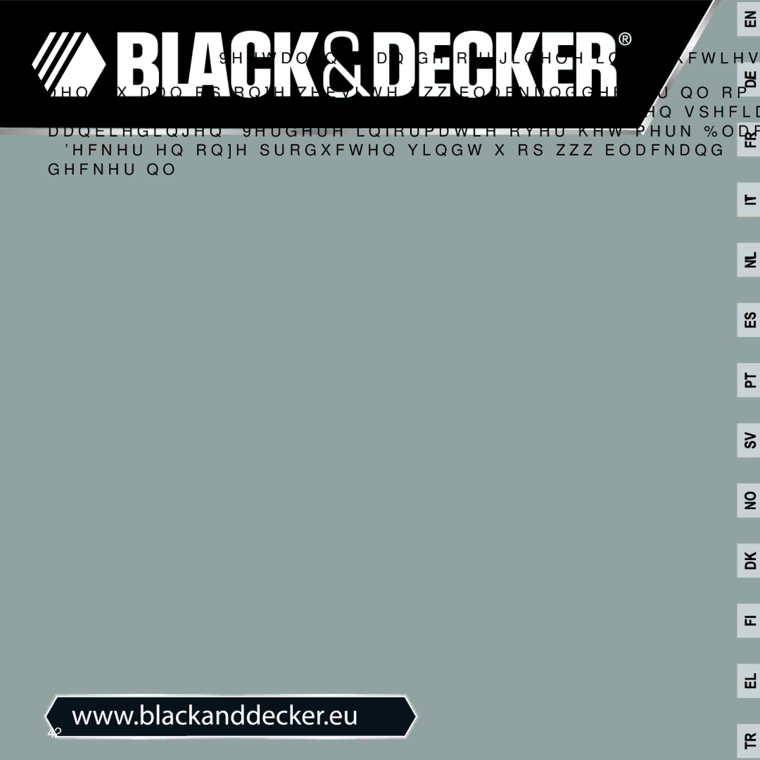 Black & Decker ORB48 manual Nederlands Vertaling van de originele instructies 