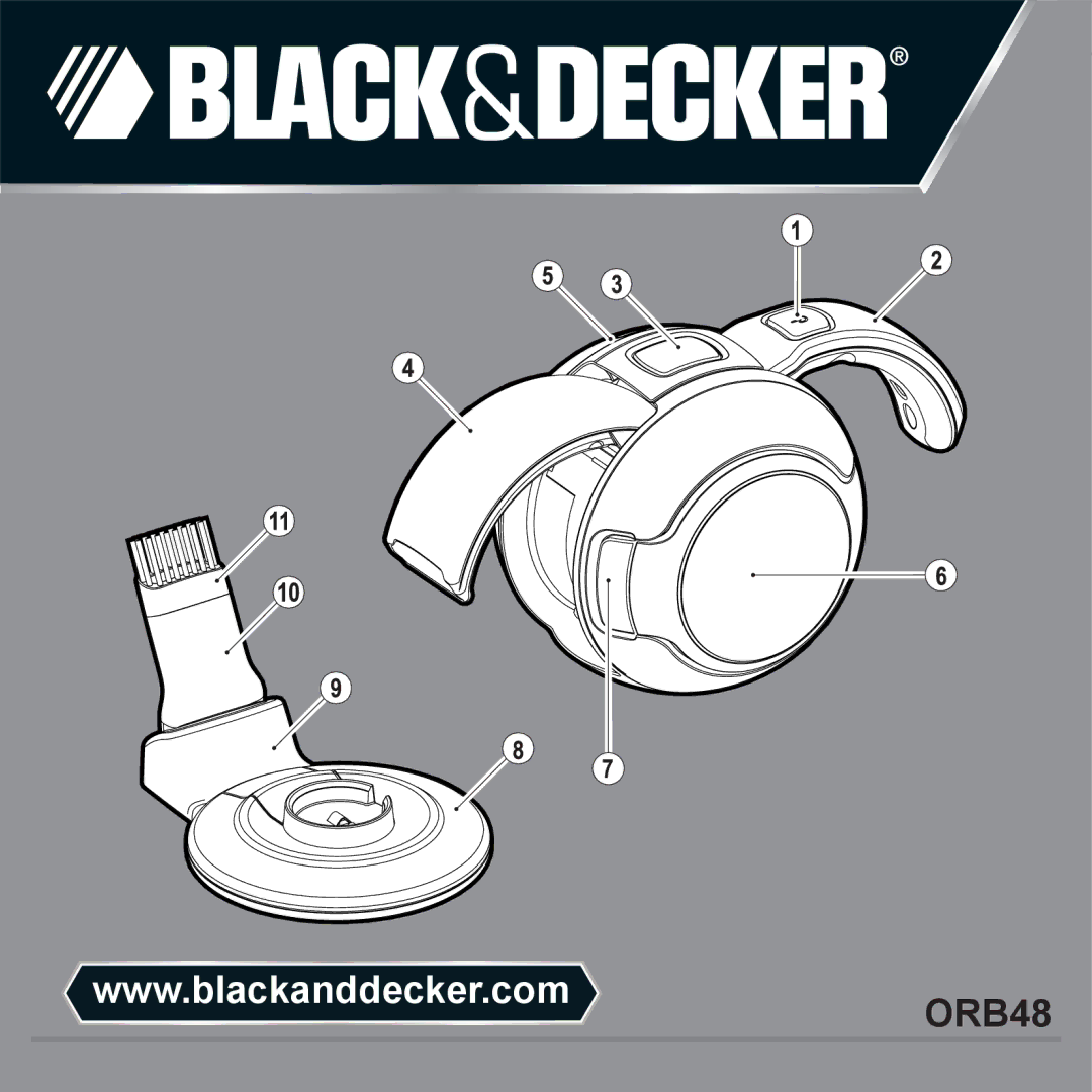 Black & Decker ORB48 manual 