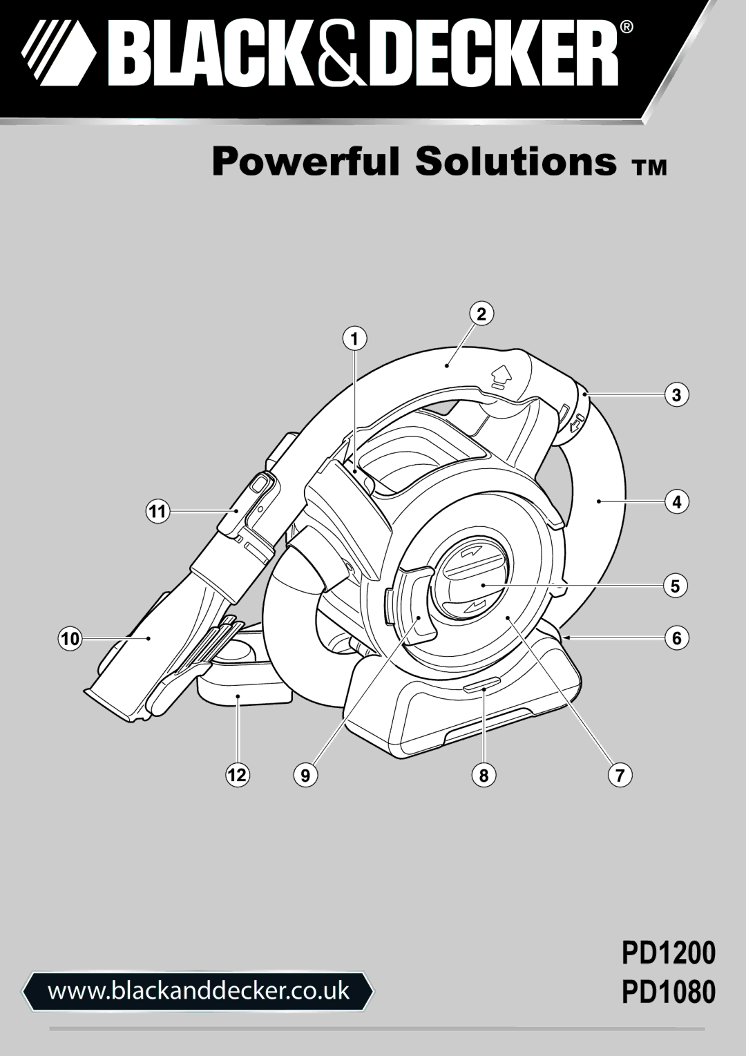 Black & Decker PD1080, PD1200 manual Powerful Solutions TM 