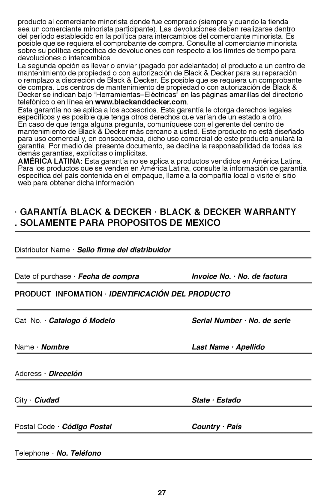 Black & Decker PHV1810 instruction manual 