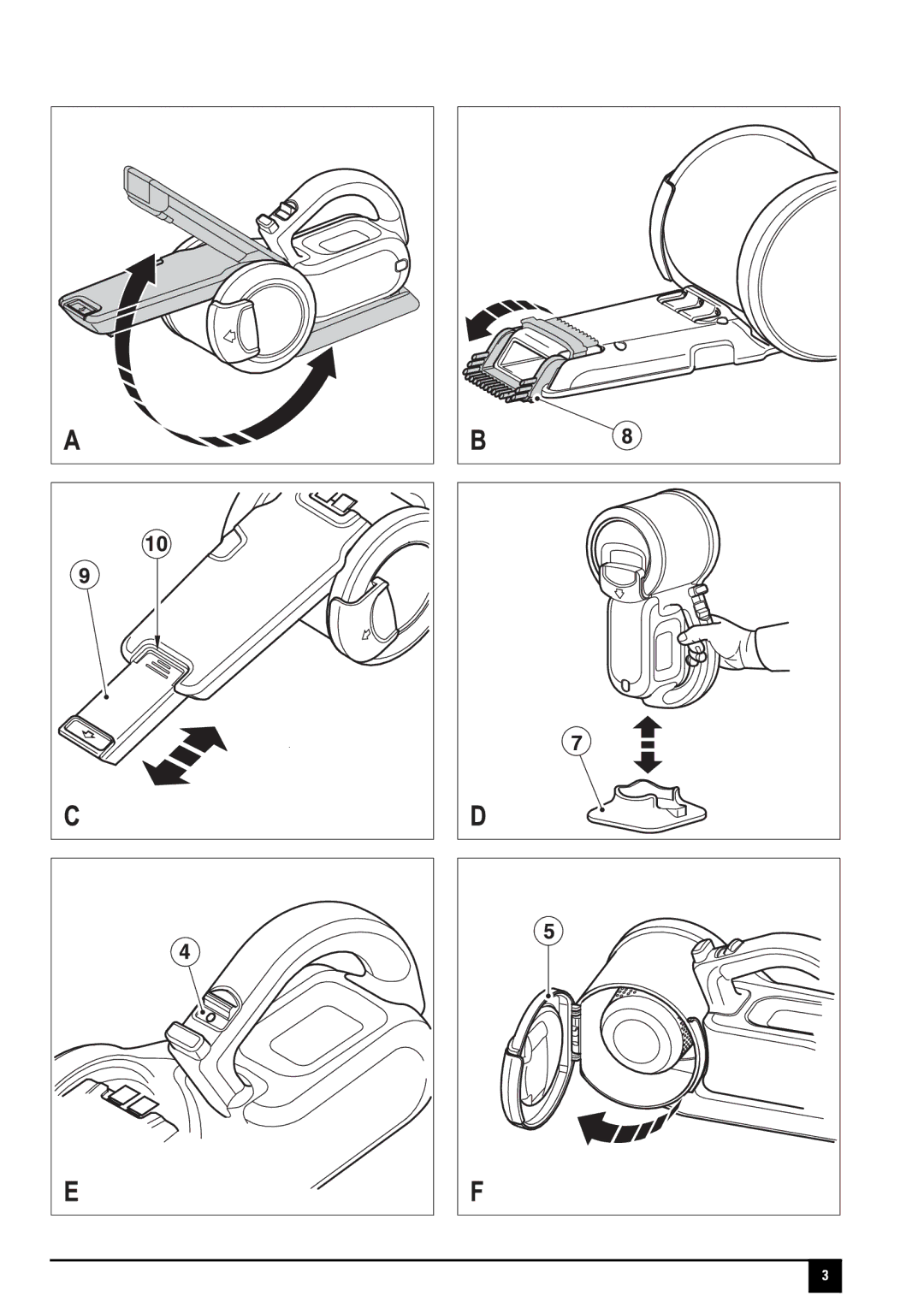 Black & Decker PV1225NB, PV1825N, PV1225NPM, PV1425N manual 