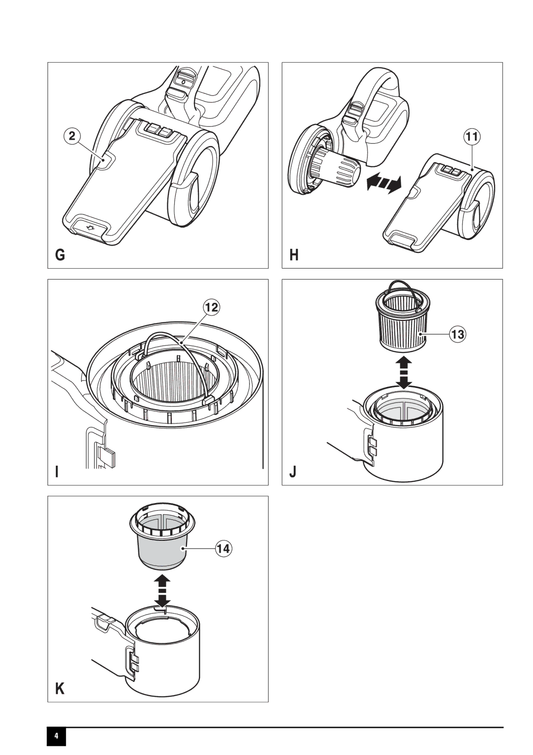 Black & Decker PV1825N, PV1225NPM, PV1425N, PV1225NB manual 