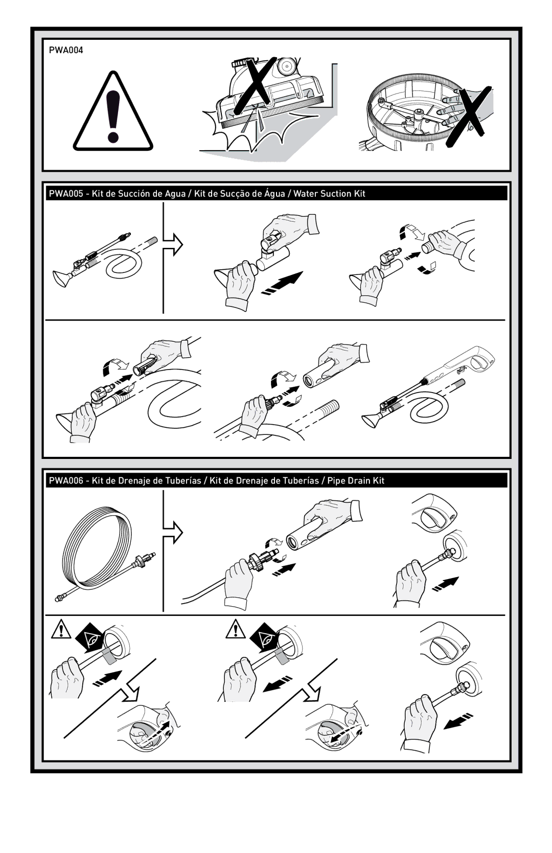 Black & Decker PW1300TDW instruction manual PWA004 