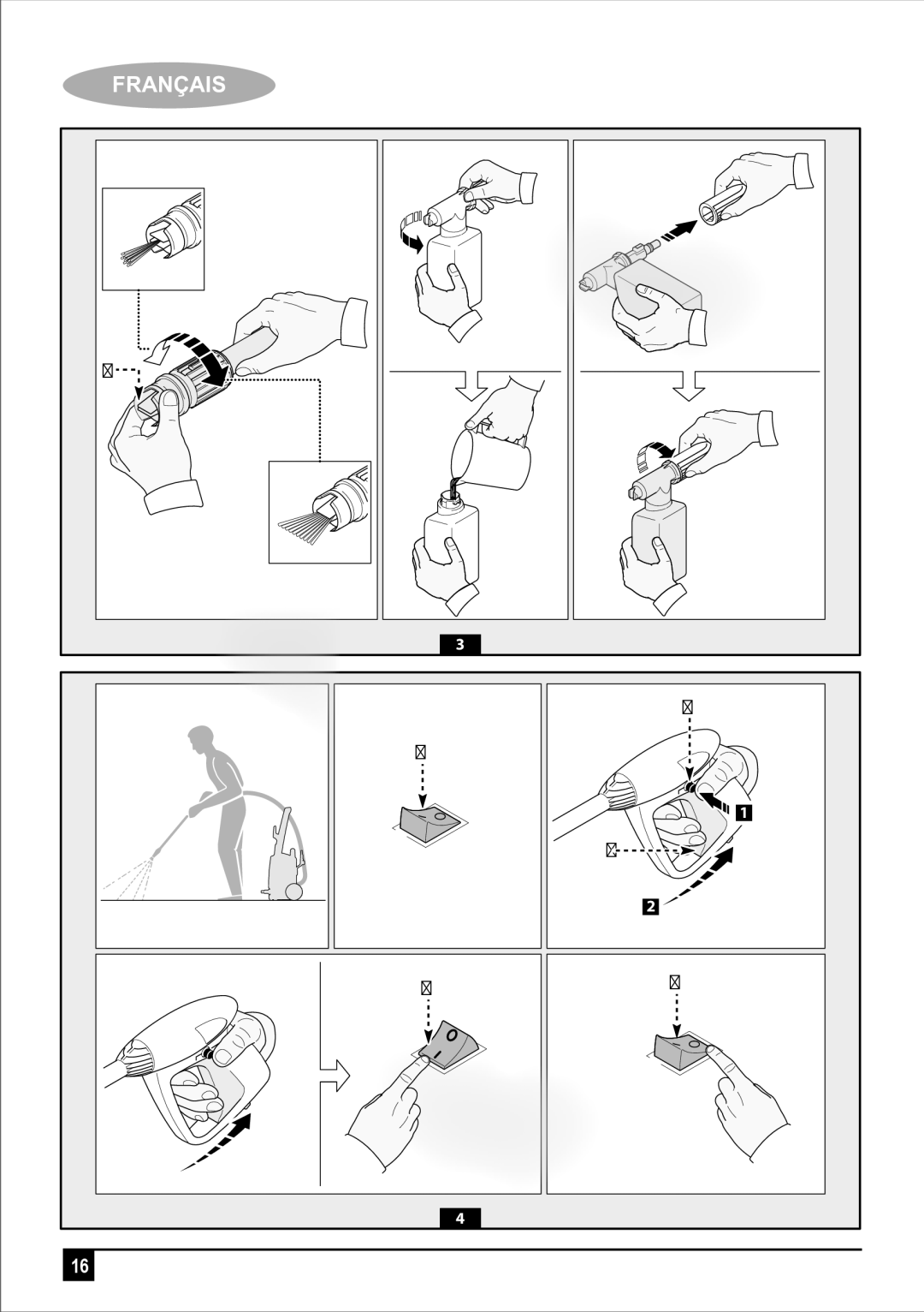 Black & Decker PW1400TDK manual Français 