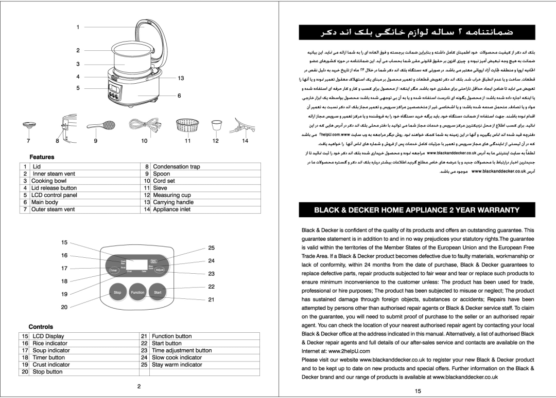 Black & Decker RC85 manual 