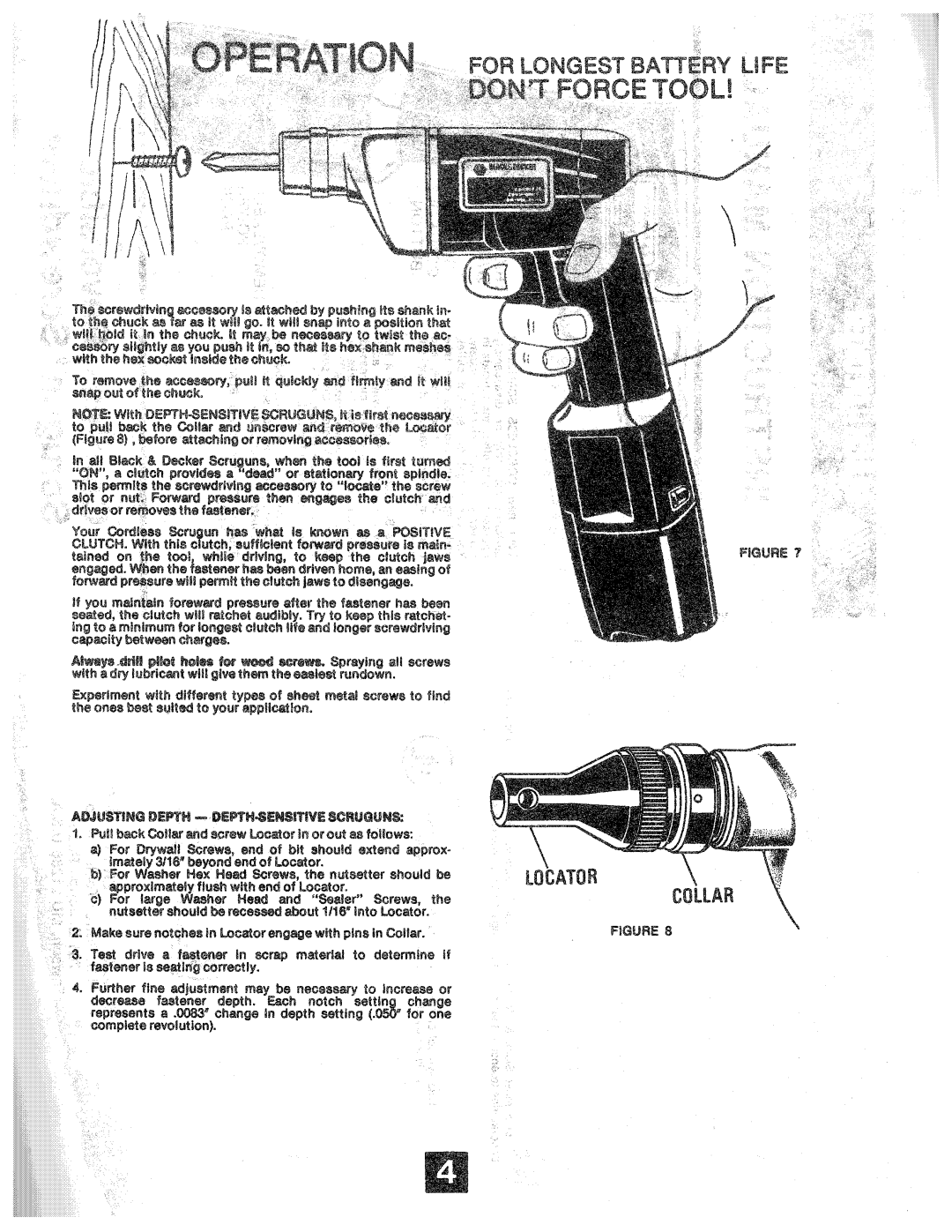 Black & Decker Scrugun manual 