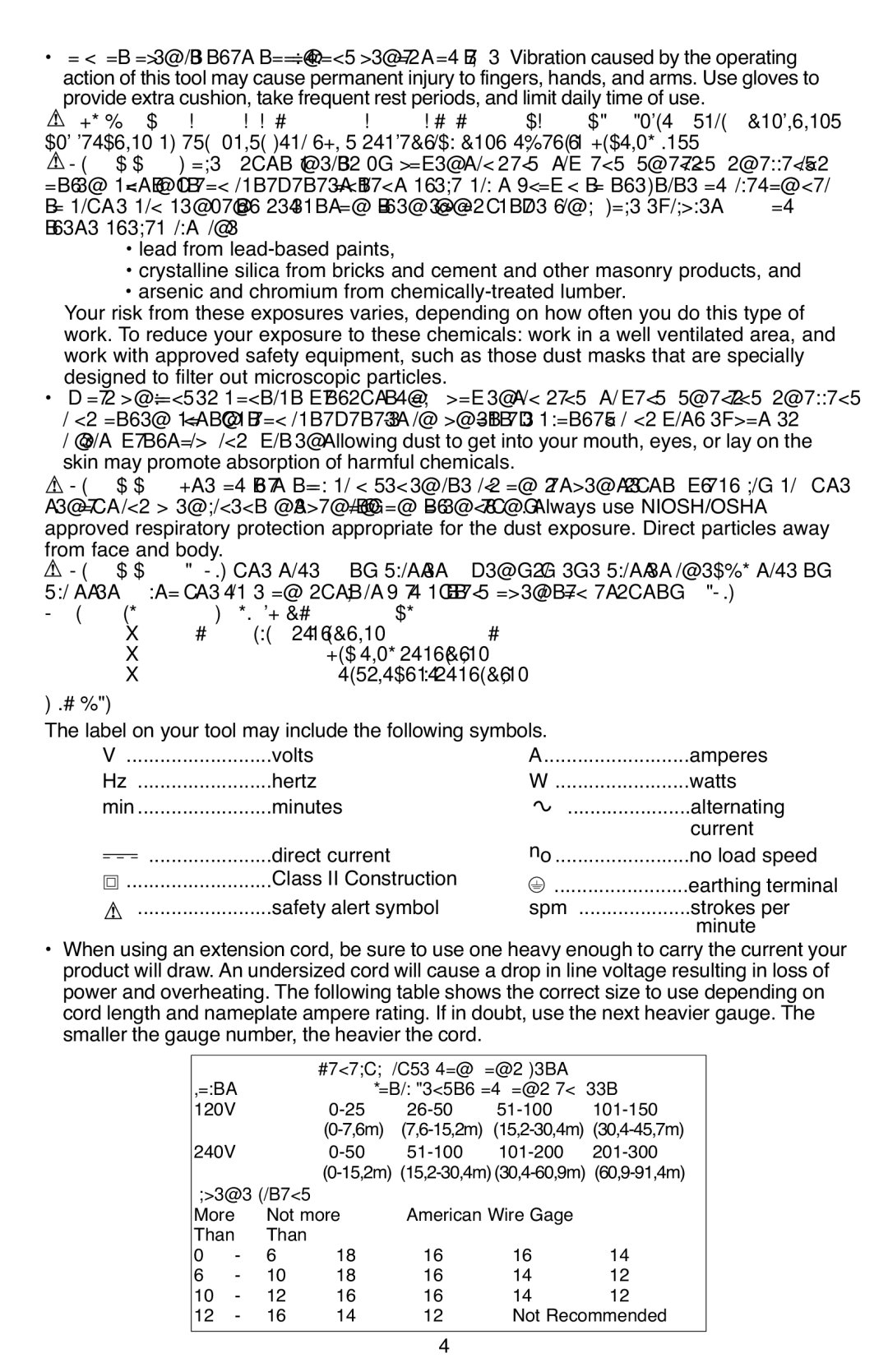 Black & Decker SCS600 instruction manual These chemicals are, Serious and ermanent respir 