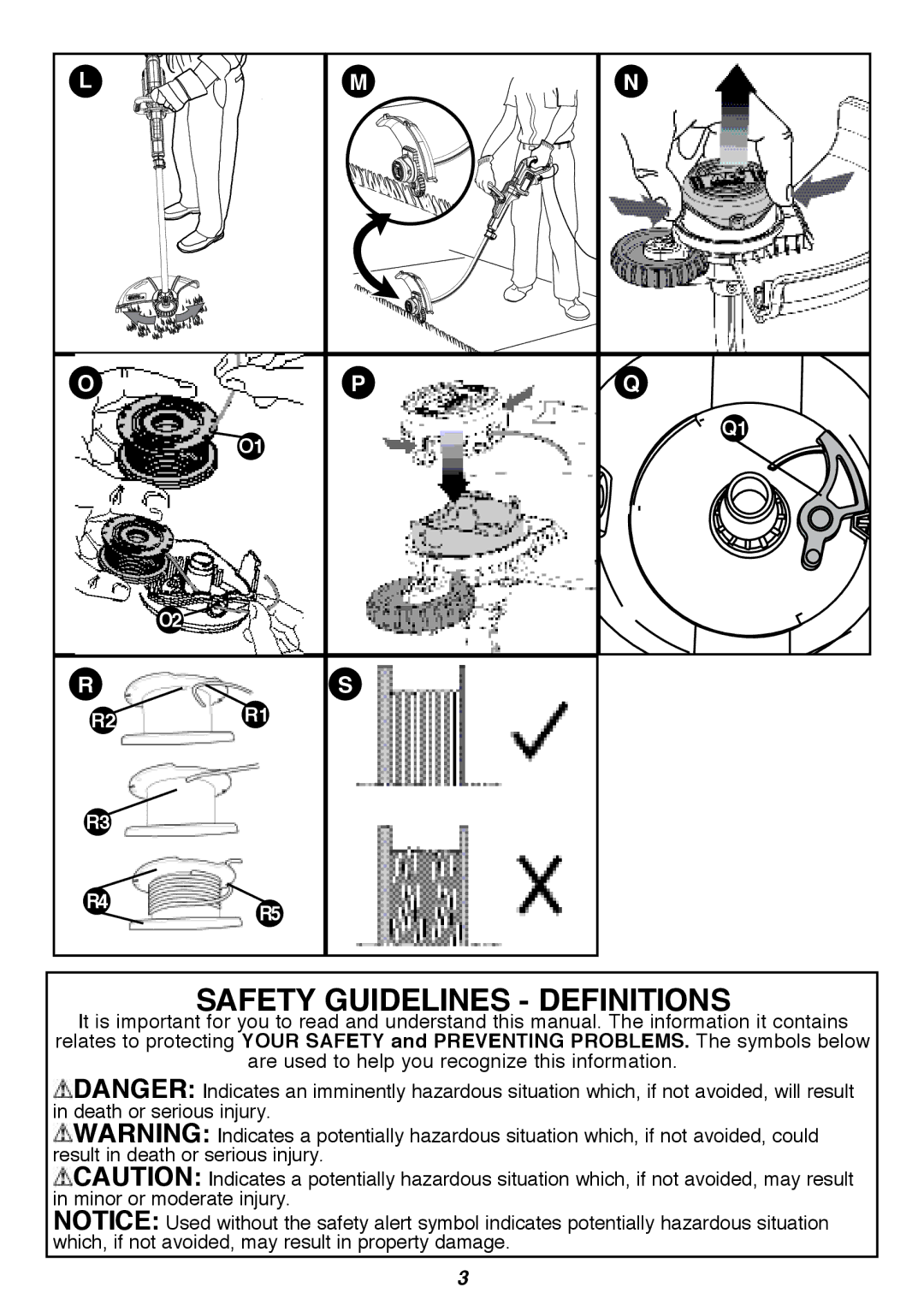 Black & Decker SF-080 instruction manual Safety Guidelines Definitions 