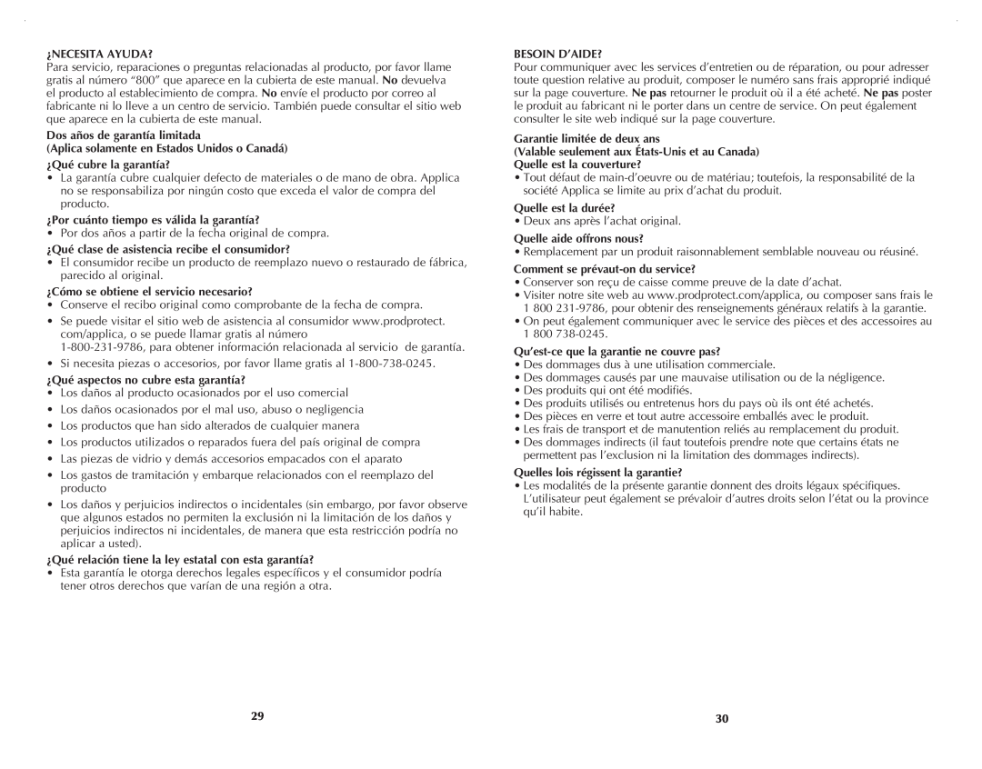 Black & Decker SK200C manual ¿Necesita Ayuda?, Dos años de garantía limitada, ¿Por cuánto tiempo es válida la garantía? 