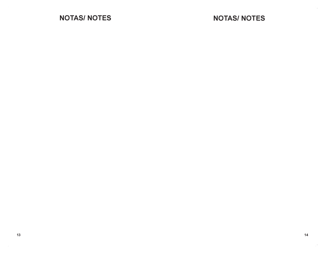 Black & Decker T1701SKT manual Notas/ Notes 