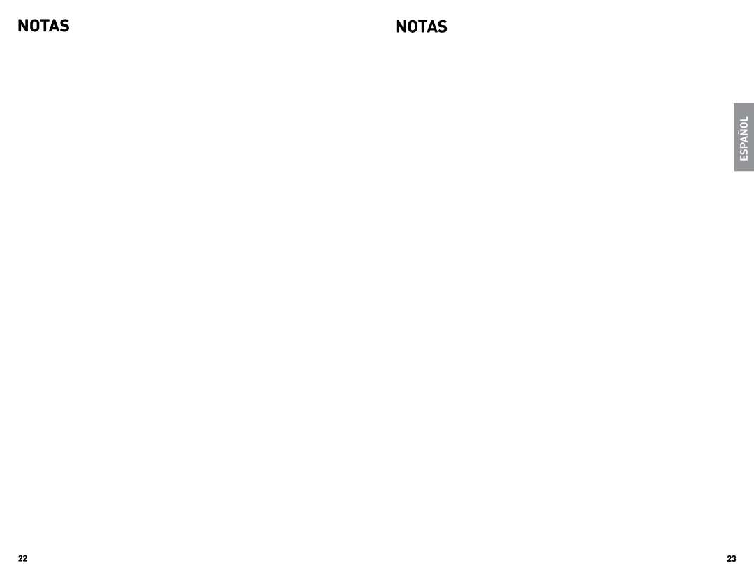Black & Decker TR1200SB, TR1400SB manual Notas, Español 