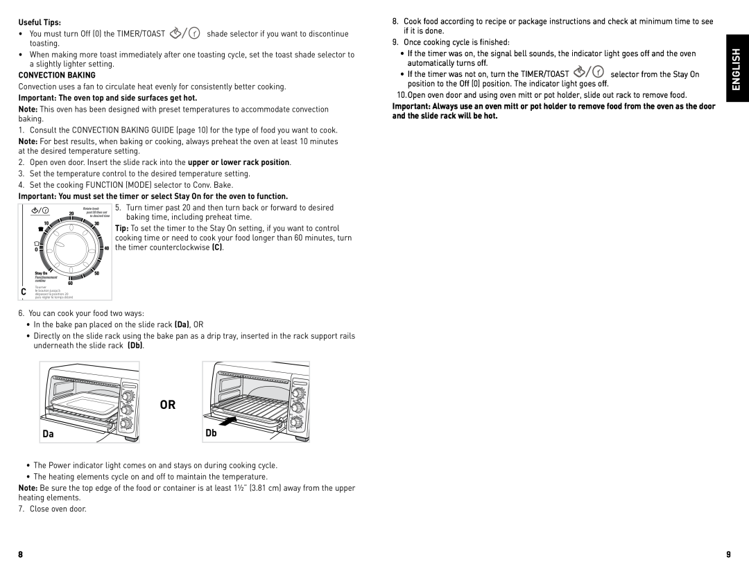 Black & Decker TRO4075BDC manual English 