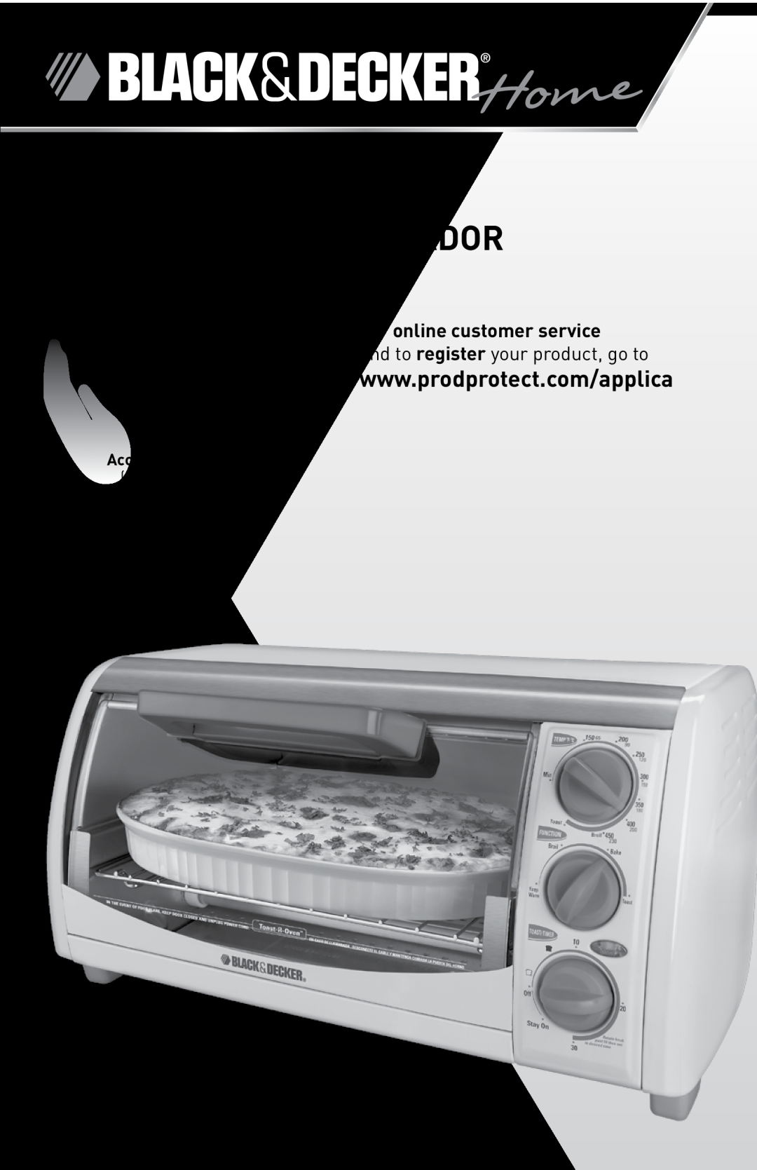 Black & Decker manual Countertop Oven HOrnO para Mostrador, Model/ModELO TRO490W, 01-714-2500, EE.UU / Canadá, Mexico 