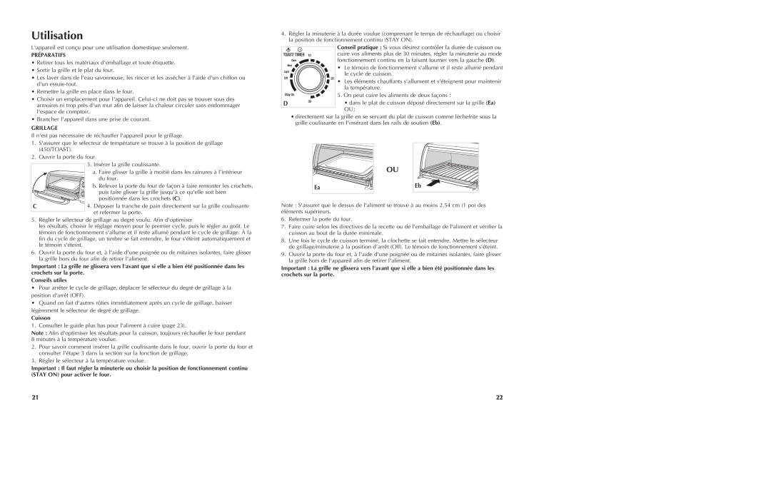 Black & Decker TRO620 manual Utilisation 