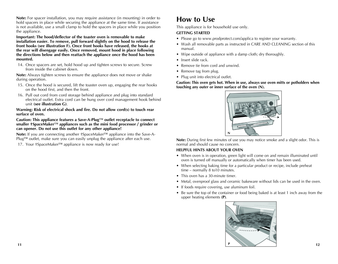 Black & Decker TROS1500B manual How to Use 