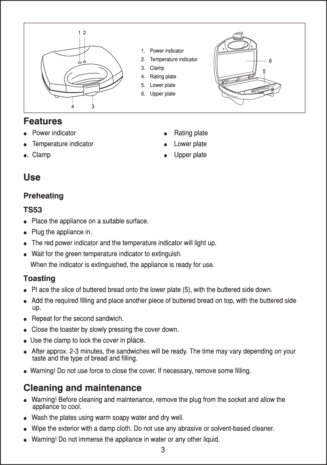 Black & Decker TS53 manual 