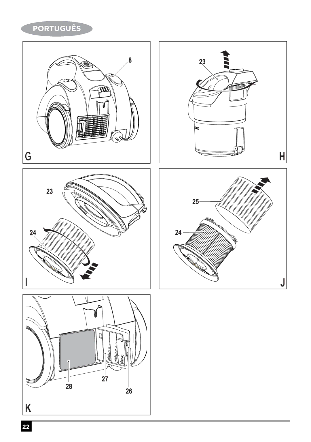 Black & Decker VM1450 manual Português 