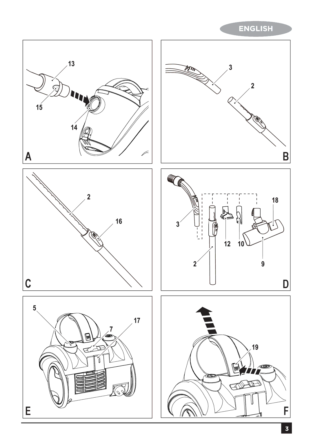 Black & Decker VM1650 manual English 