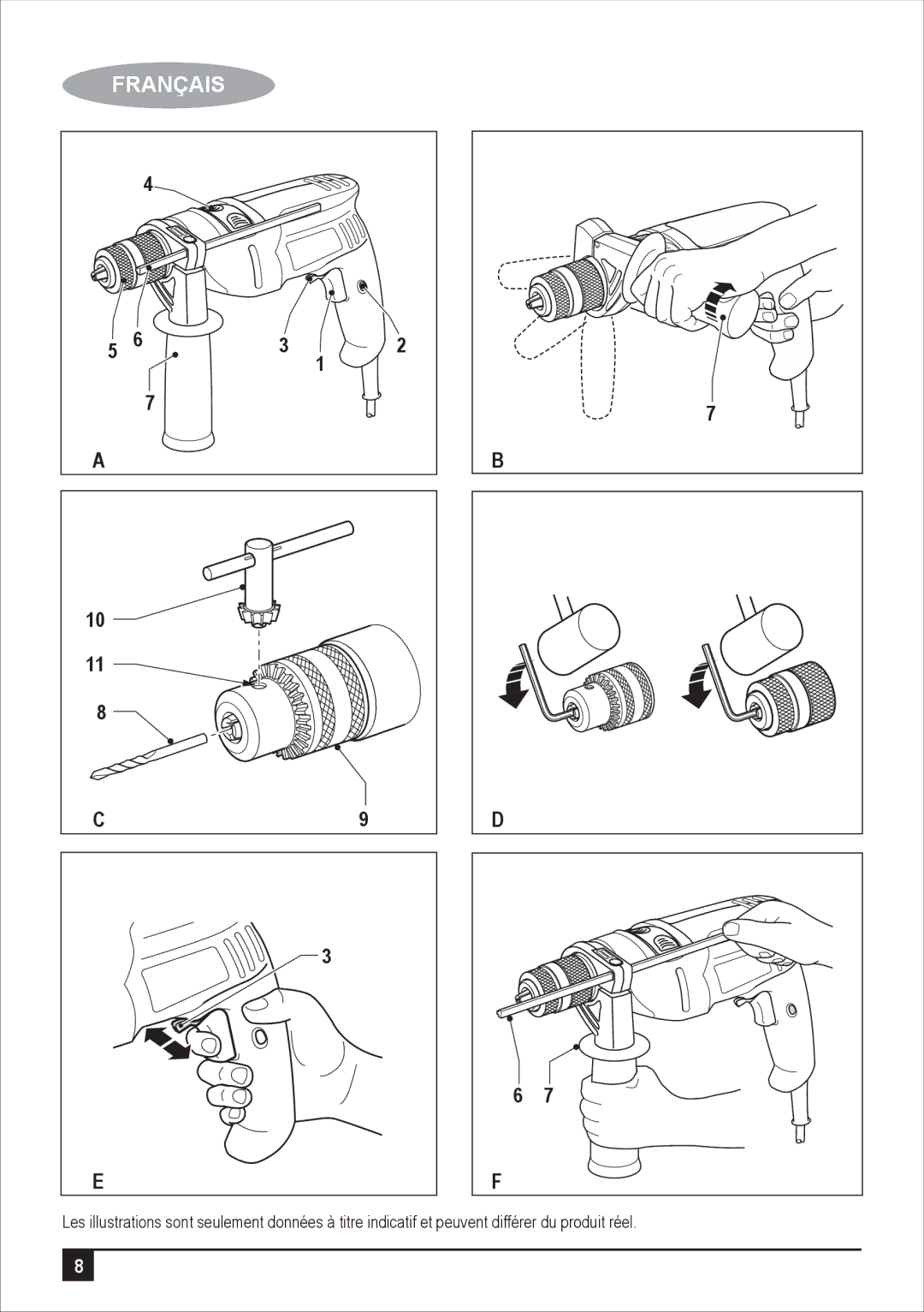 Black & Decker HD4810/HD5010 HD5010A5/HD5010KHA7/ HD5010VA5/ HD5513KA40/ HD5513KHA/HD5513V manual Français 