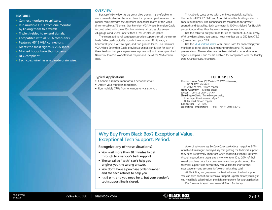 Black Box 12032 manual Typical Applications, Recognize any of these situations? 