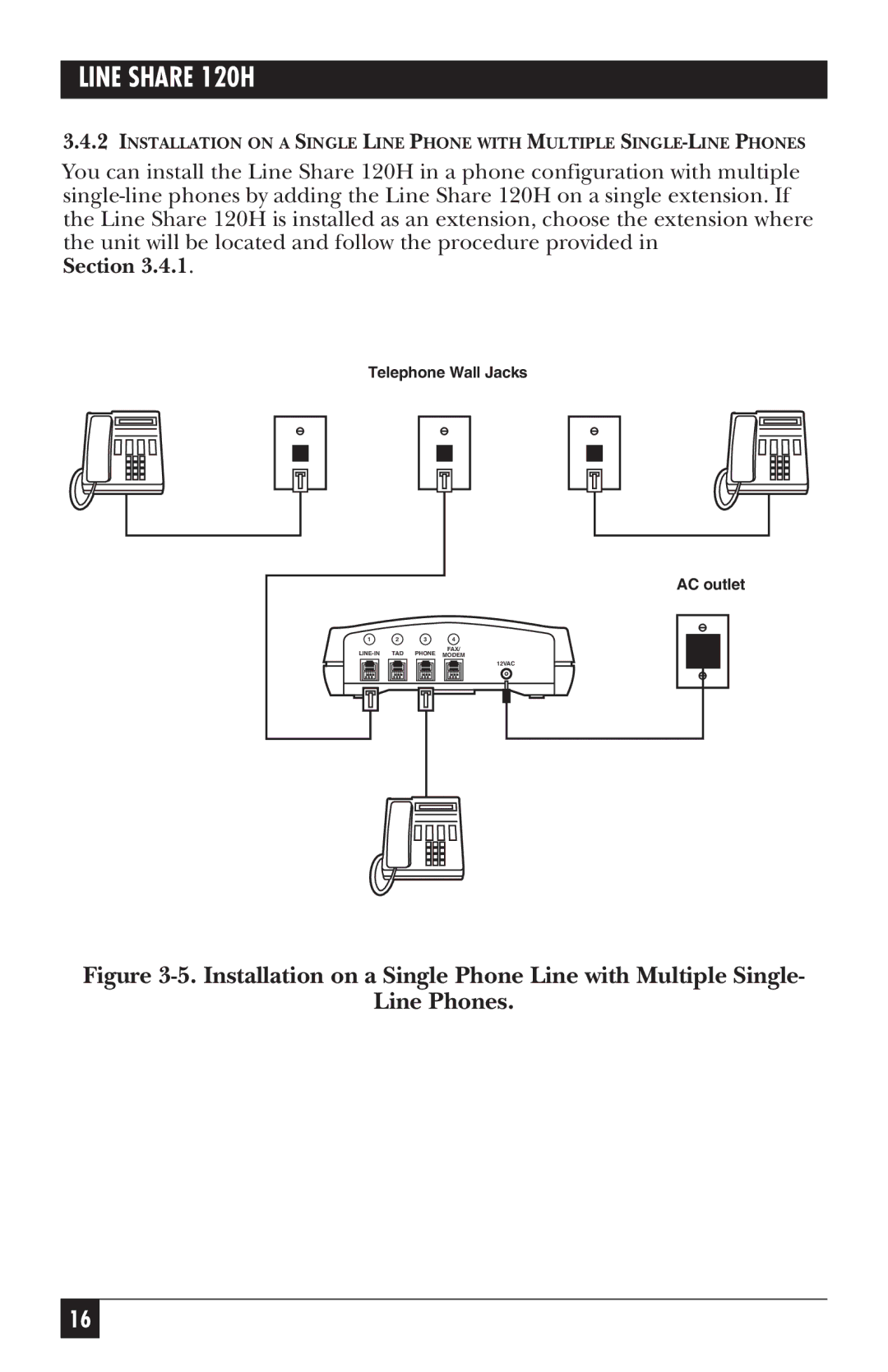 Black Box 120H manual Section 