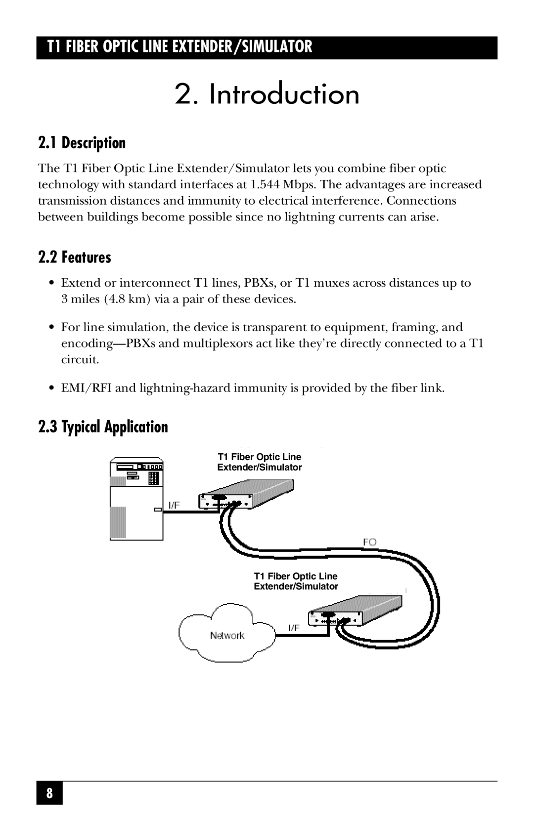 Black Box 39005, 39004 manual Introduction, Description, Features, Typical Application 