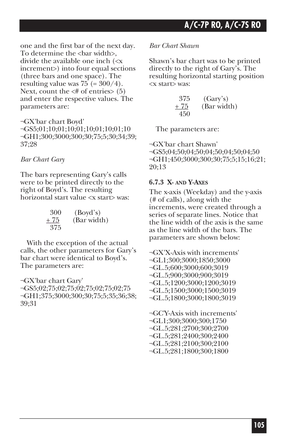 Black Box A/C-7S RO, A/C-7P RO manual 105 