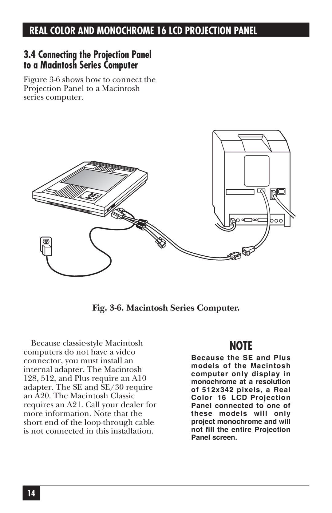 Black Box AC400A, AC401A manual Macintosh Series Computer 