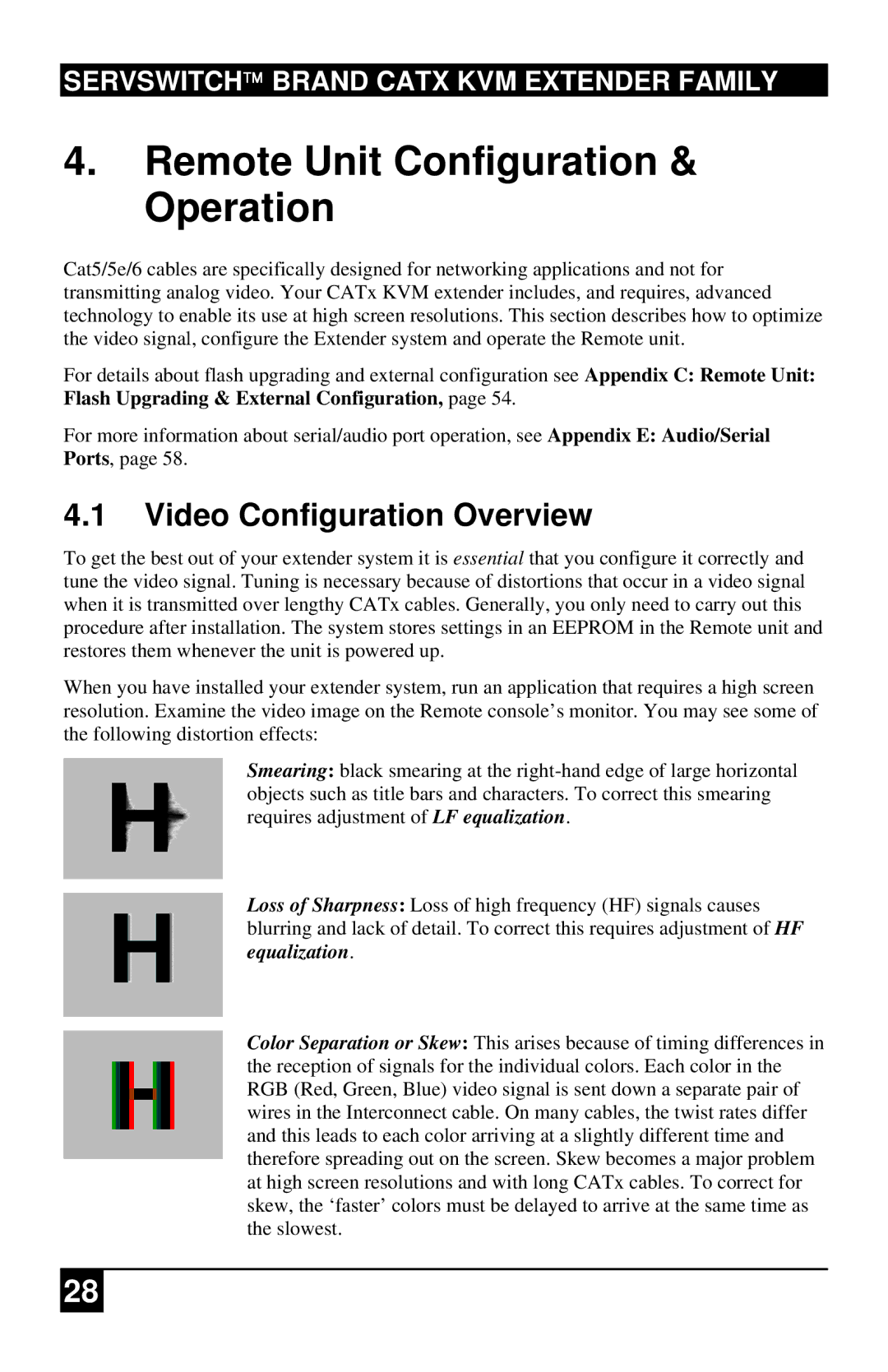 Black Box ACU2009A, ACURA001A, ACU2222A, ACUR001A manual Remote Unit Configuration & Operation, Video Configuration Overview 