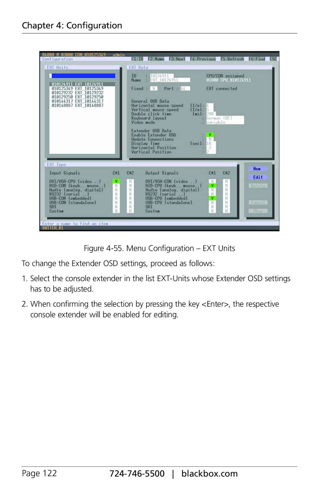 Black Box ACXC32, ACXC48, ACXC16, ServSwitch DKM FX and DKM FX Compact manual Configuration 