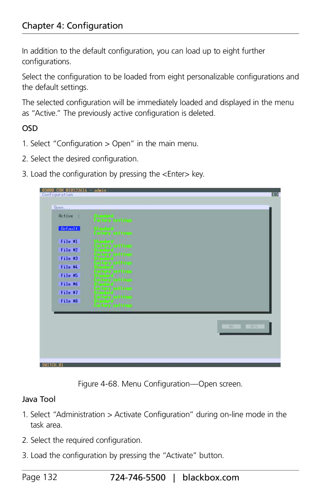 Black Box ACXC48, ACXC16, ACXC32, ServSwitch DKM FX and DKM FX Compact manual Configuration 