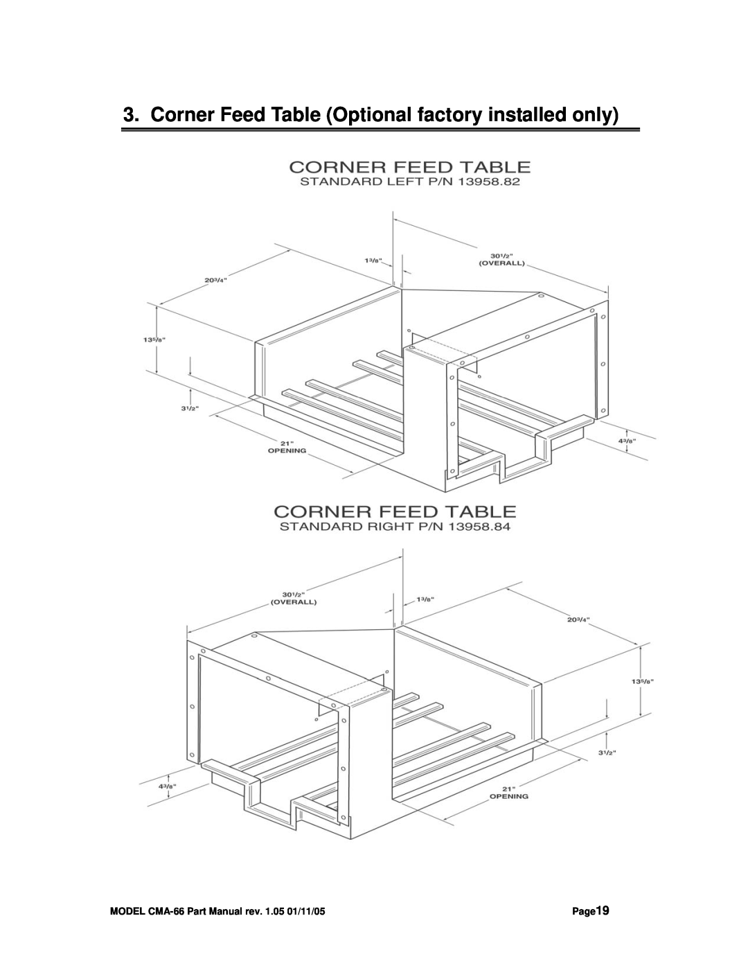 Black Box CMA DISHMACHINE manual MODEL CMA-66Part Manual rev. 1.05 01/11/05, Page19 