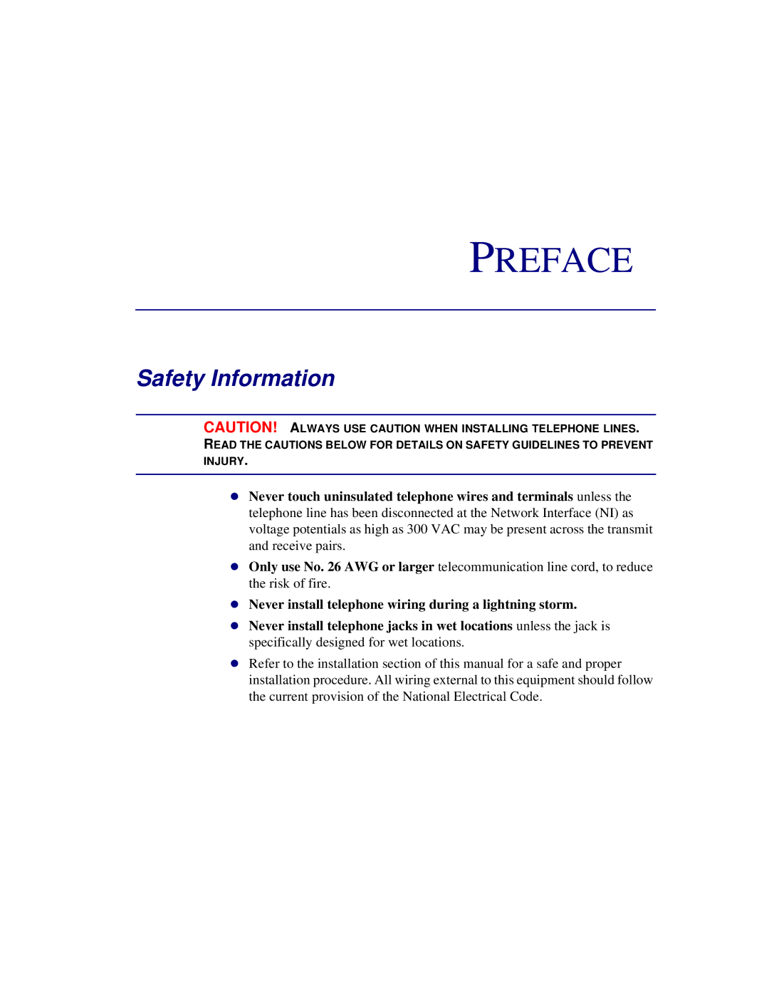 Black Box COMPACT T1 quick start Preface, Safety Information 