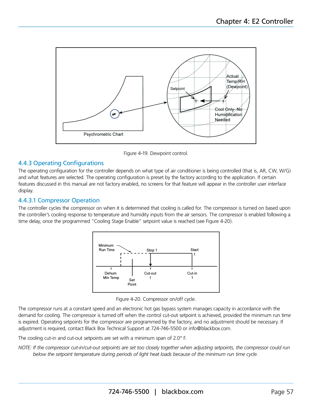 Black Box CRDX-A-FS-24KW, CRDX-W-FS-12KW, CRDX-G-FS-24KW, CRDX-W-FS-24KW Operating Configurations, Compressor Operation 