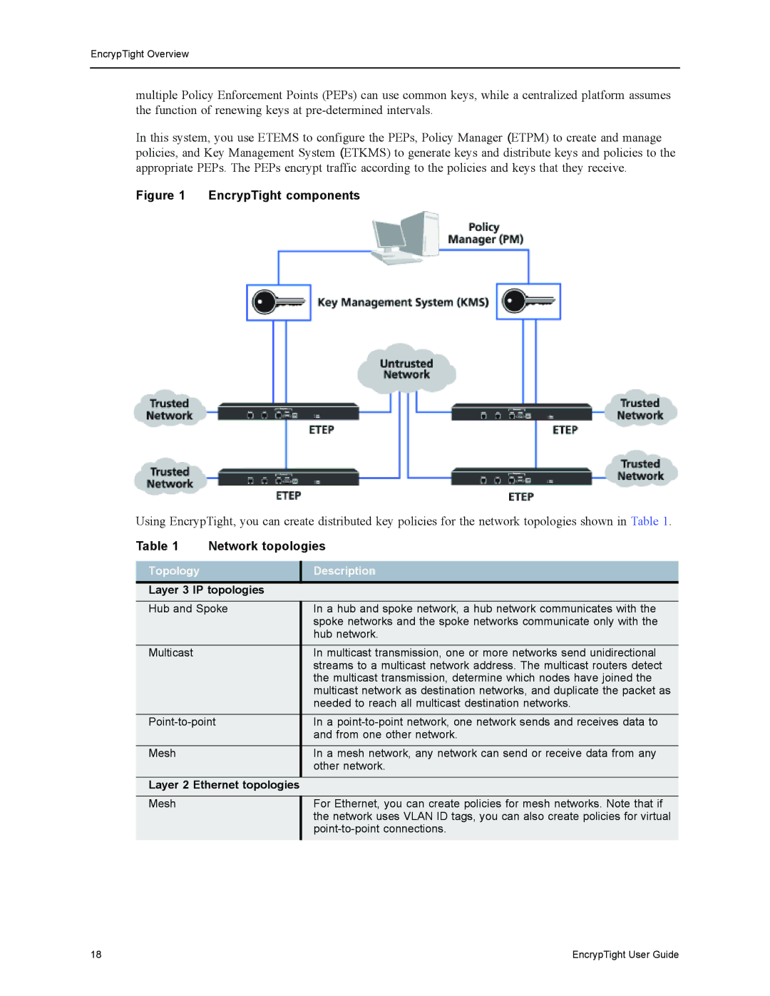 Black Box ET0010A, ET1000A Network topologies, Topology Description, Layer 3 IP topologies, Layer 2 Ethernet topologies 