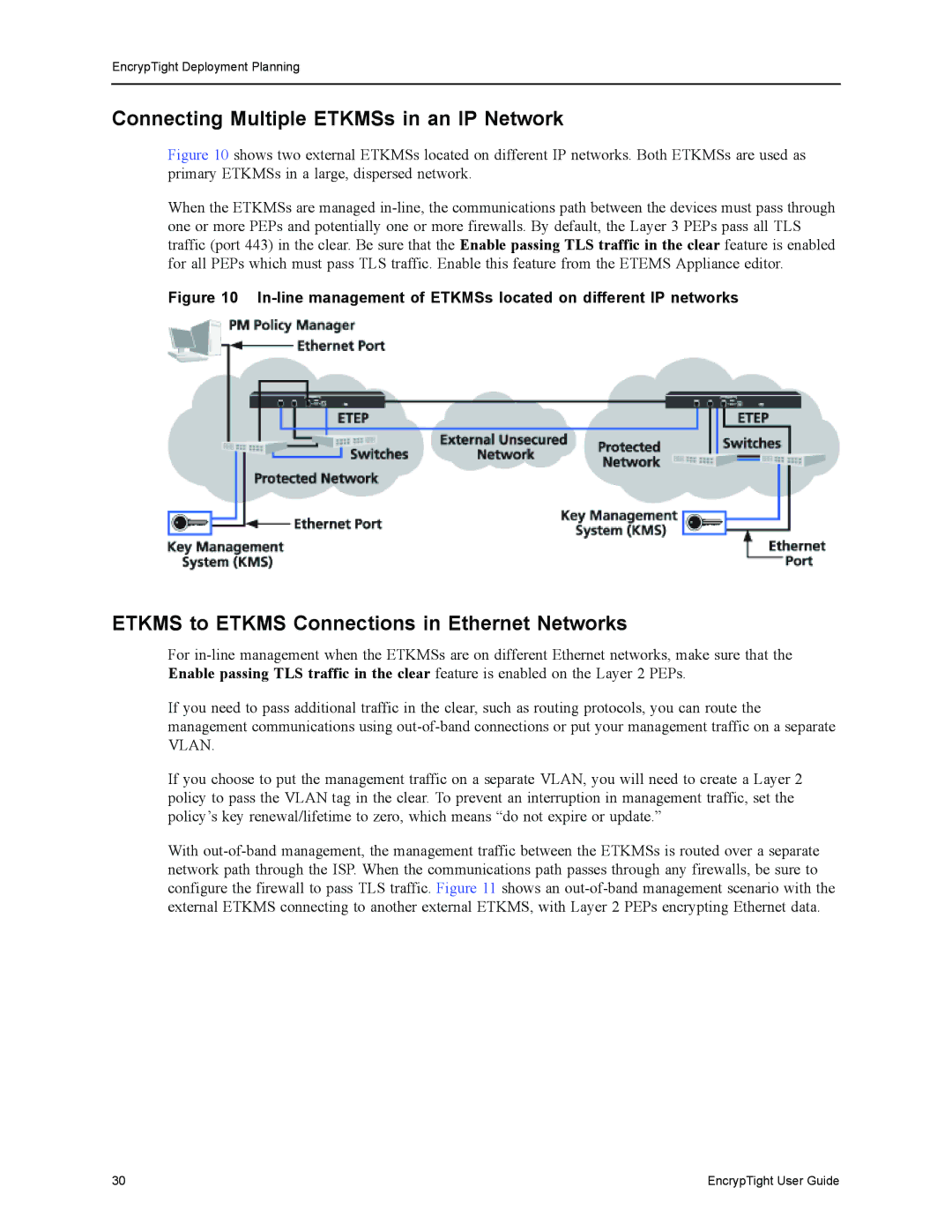 Black Box ET0010A, ET1000A Connecting Multiple ETKMSs in an IP Network, Etkms to Etkms Connections in Ethernet Networks 