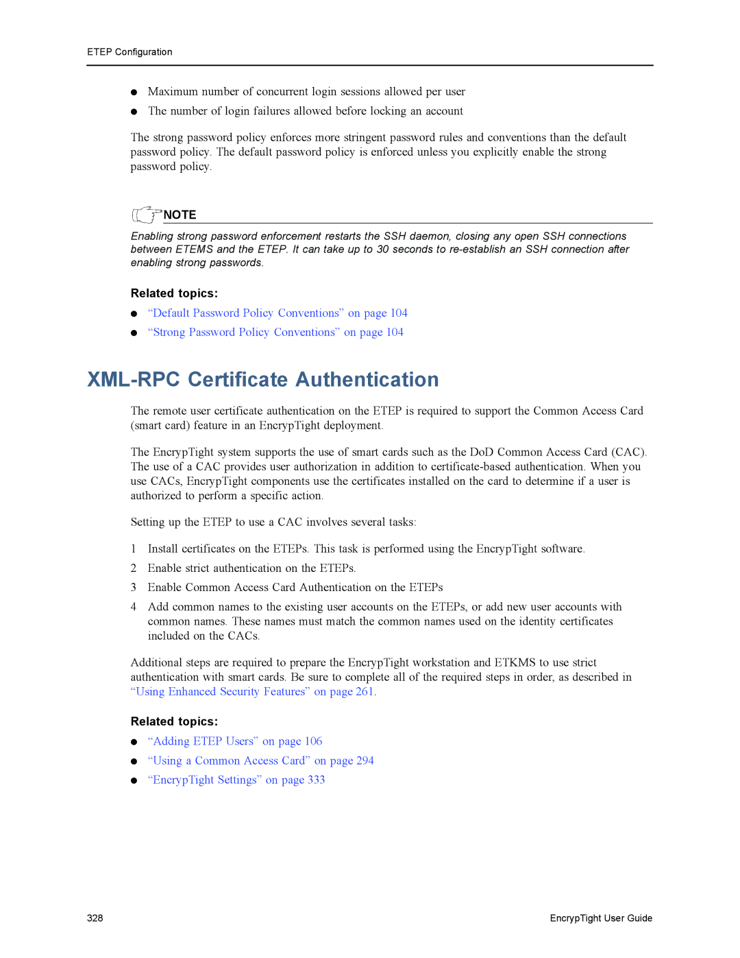 Black Box ET0100A, ET1000A, ET0010A, EncrypTight manual XML-RPC Certificate Authentication 