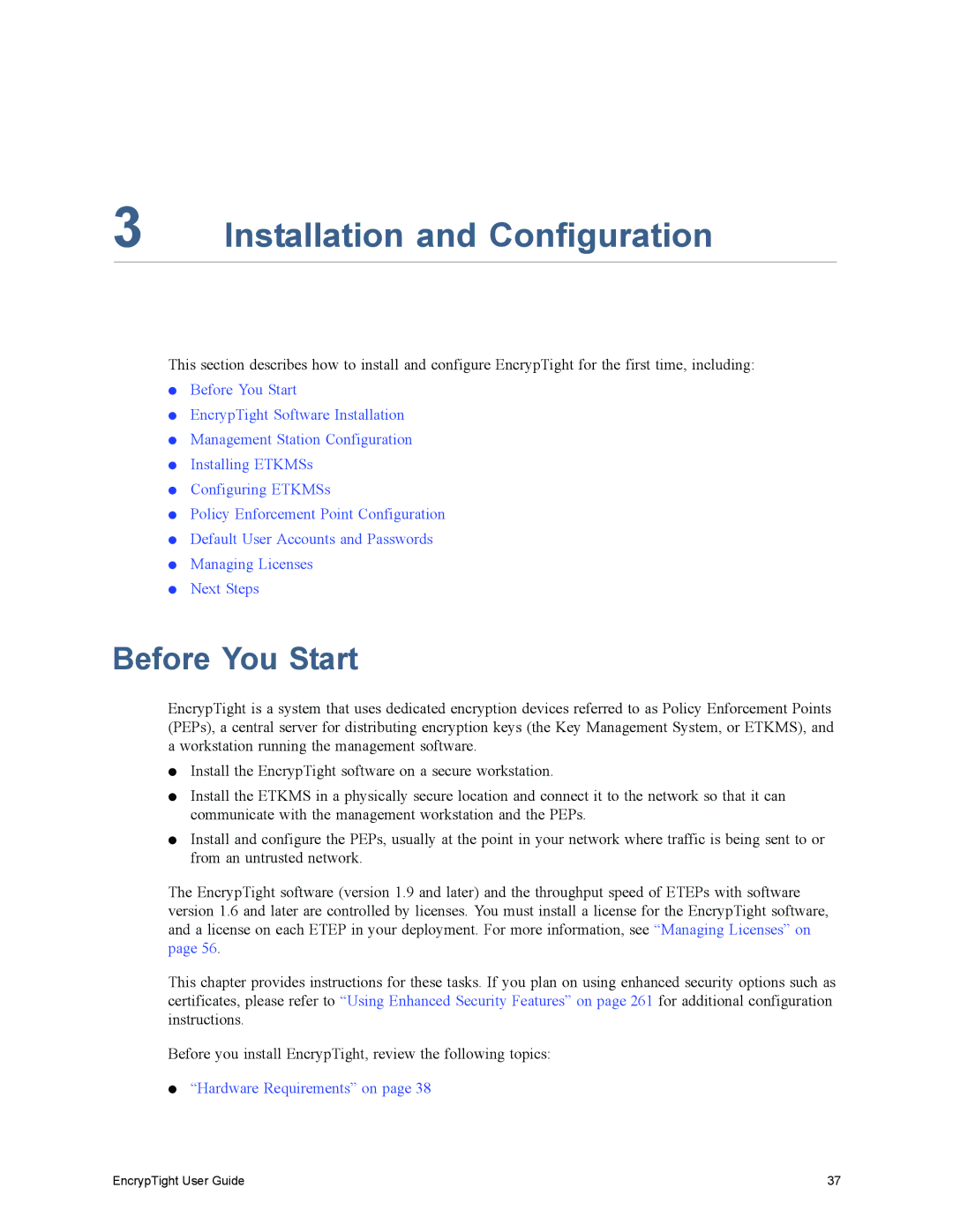 Black Box ET1000A, ET0010A, EncrypTight, ET0100A manual Installation and Configuration, Before You Start 