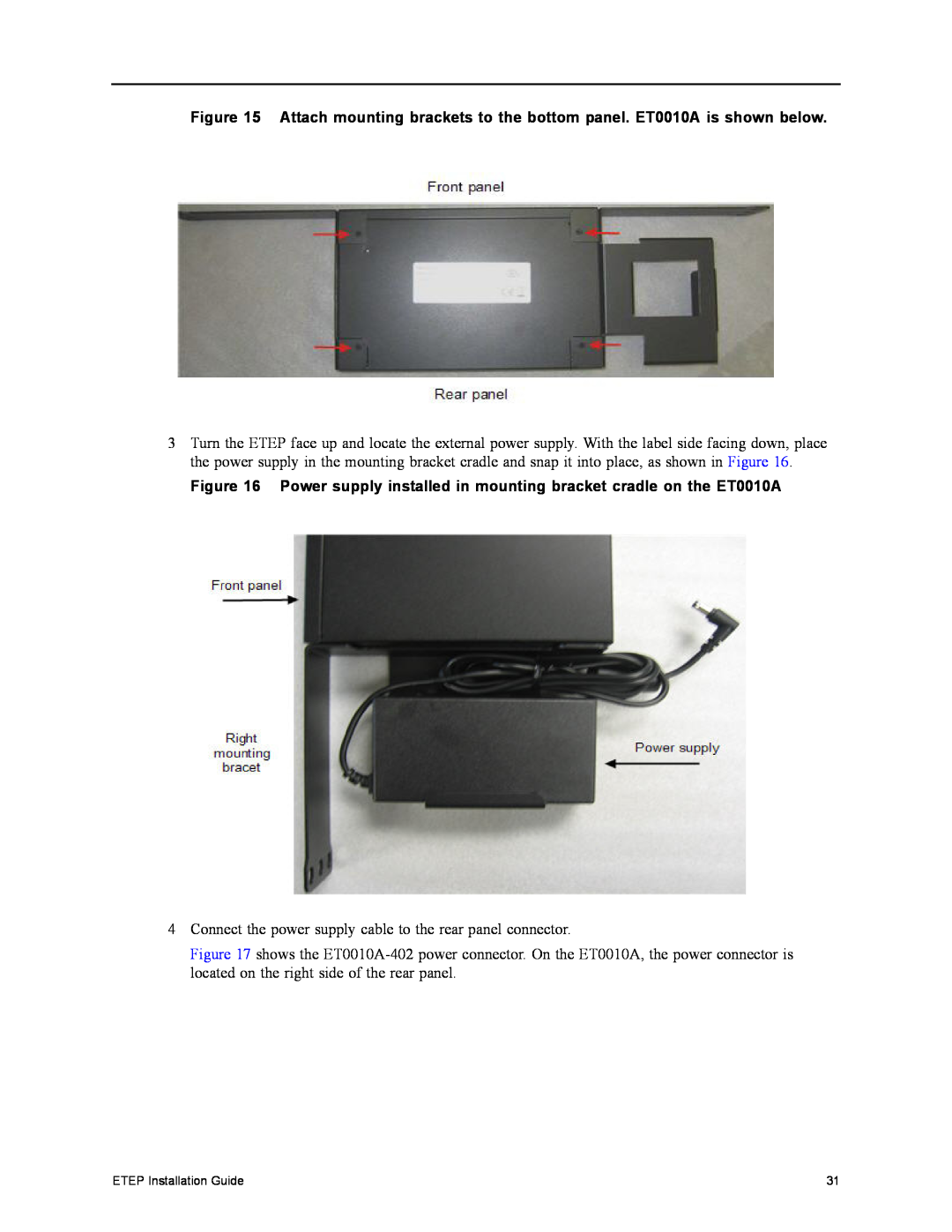 Black Box ET0010A, ET1000A, ET0100A, ET10000A manual Connect the power supply cable to the rear panel connector 