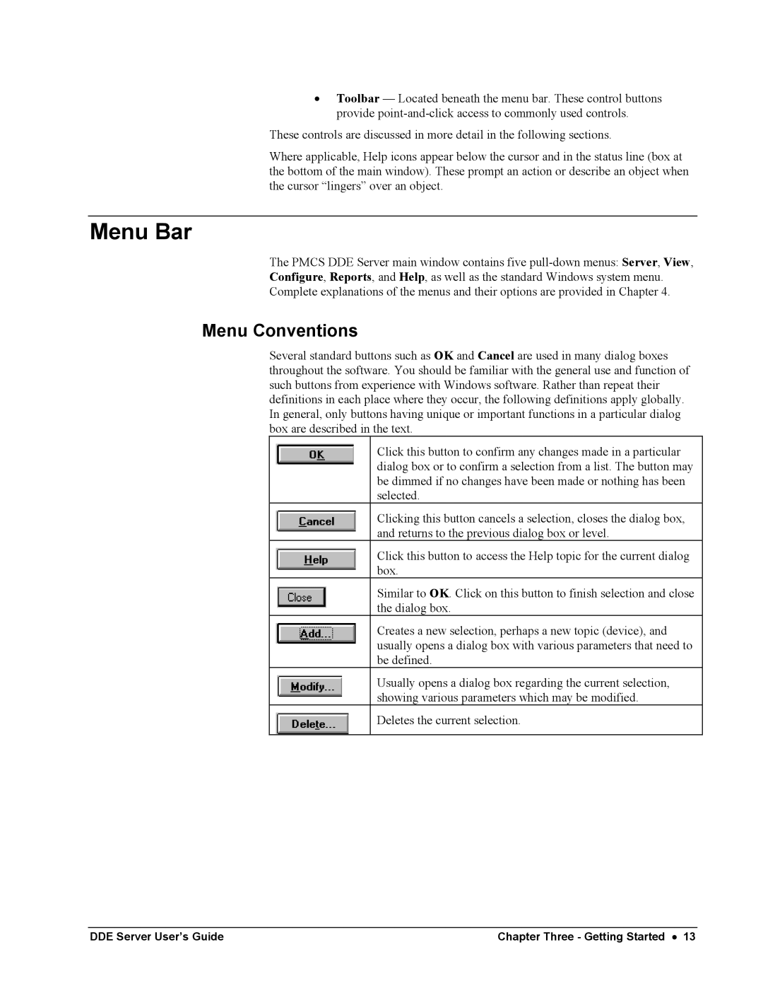 Black Box GEH-6510 manual Menu Bar, Menu Conventions 