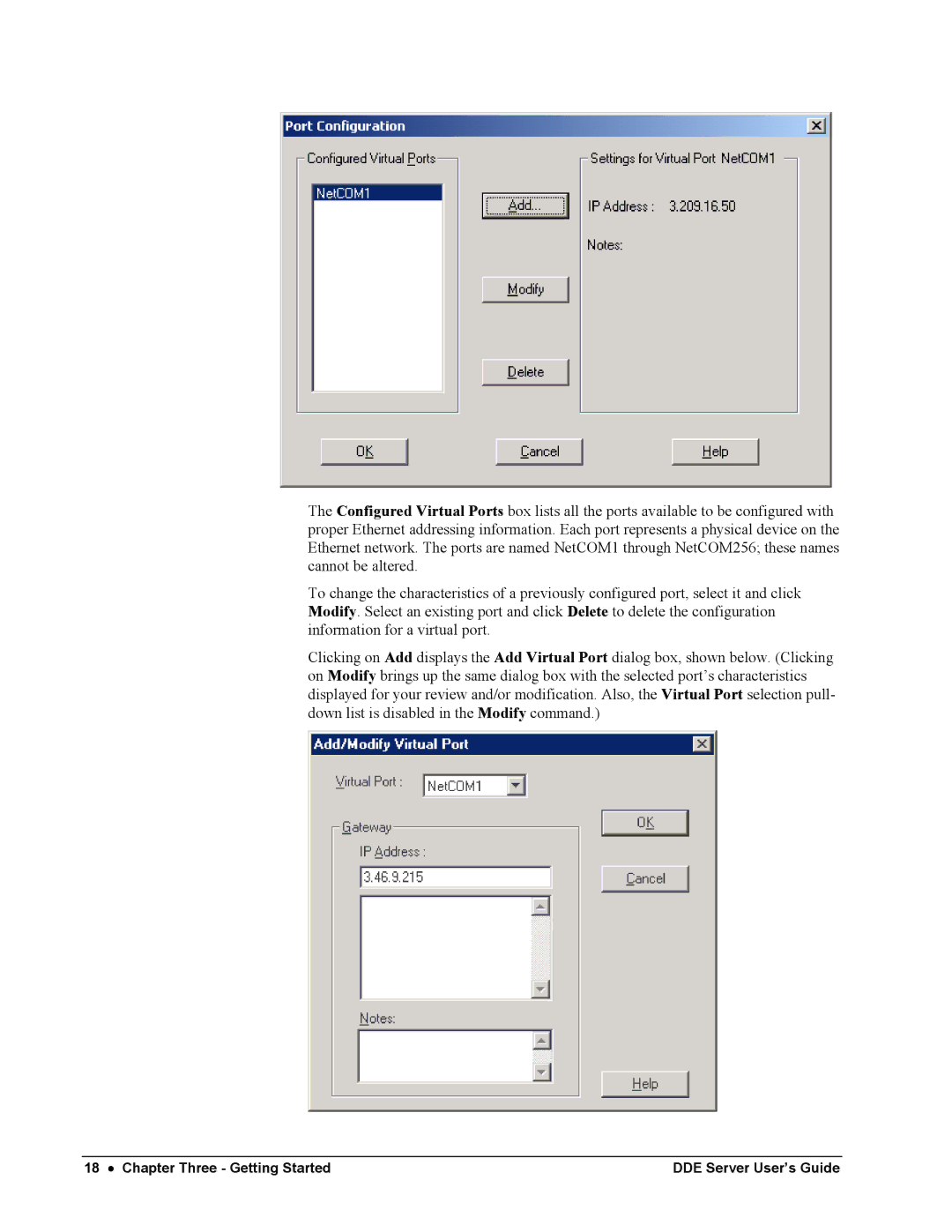 Black Box GEH-6510 manual Chapter Three Getting Started DDE Server User’s Guide 