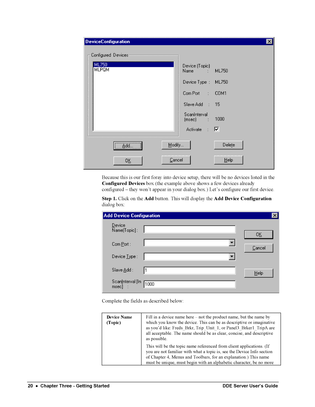 Black Box GEH-6510 manual Device Name Topic 