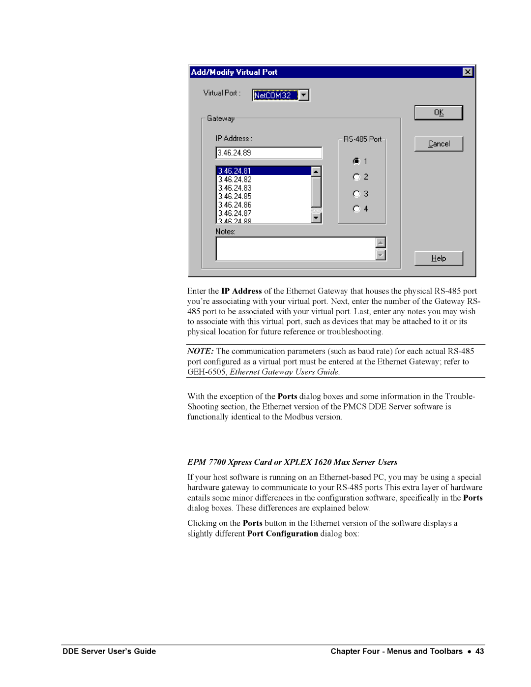 Black Box GEH-6510 manual EPM 7700 Xpress Card or Xplex 1620 Max Server Users 