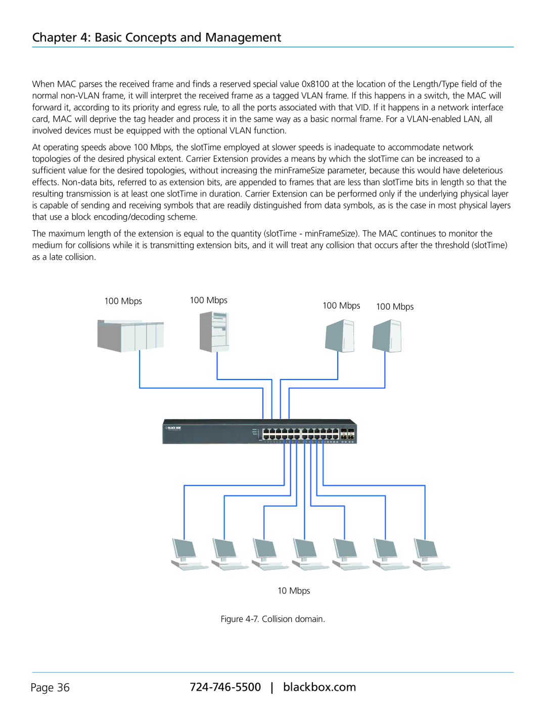 Black Box LGB2118A, LGB2124A, Gigabit Smart Switch Eco Fanless manual Basic Concepts and Management 