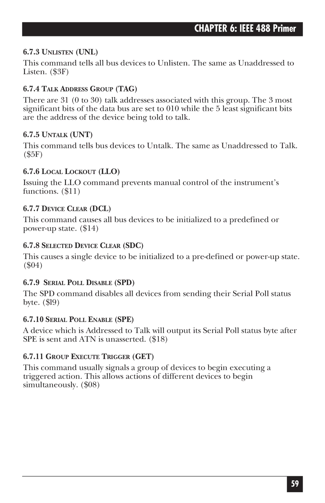 Black Box IC026AE-R2, IC026A-R2 manual Talk Address Group TAG 