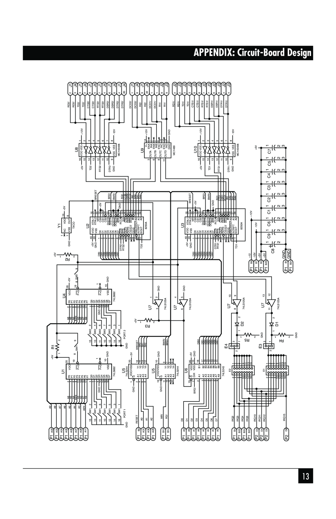 Black Box IC110C, IC174C manual APPENDIX Circuit-Board Design 