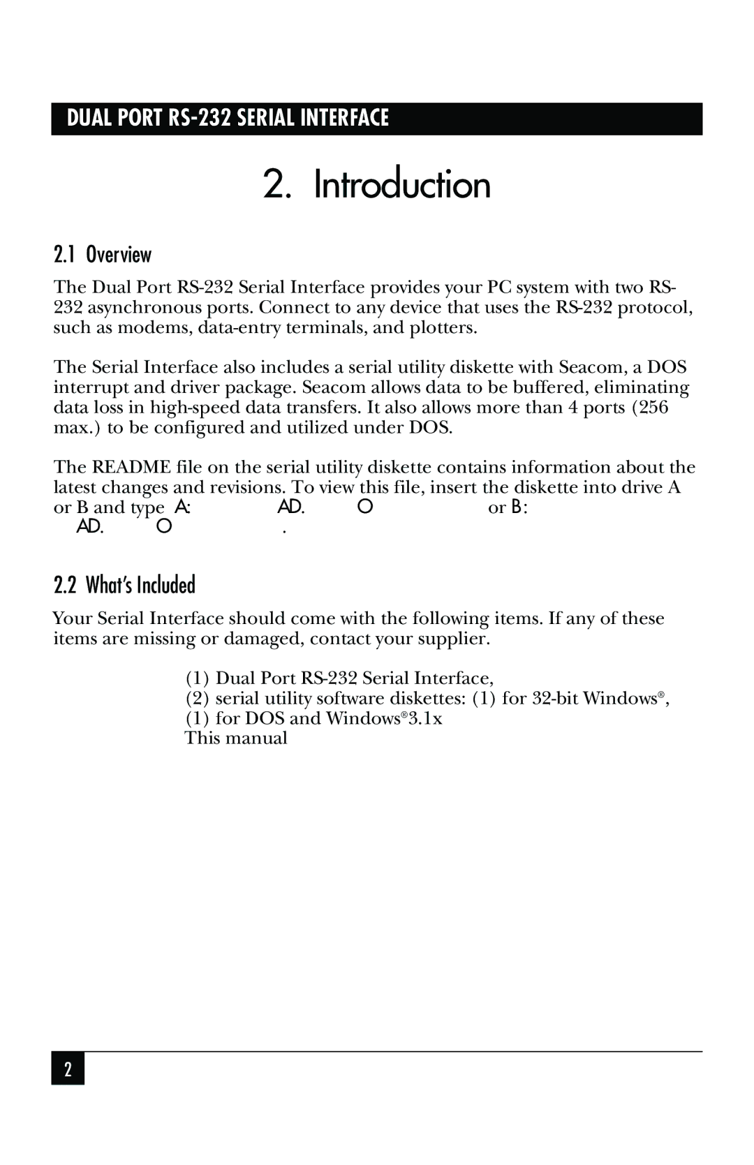 Black Box IC174C, IC110C manual Introduction, Overview, What’s Included 