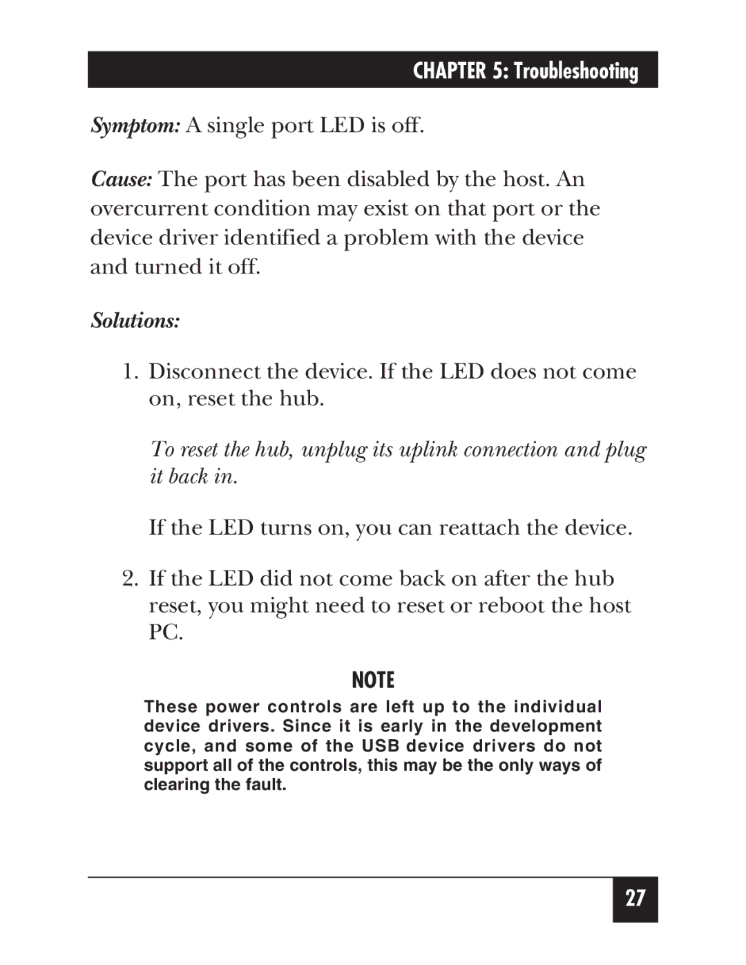 Black Box IC165AE manual Solutions 