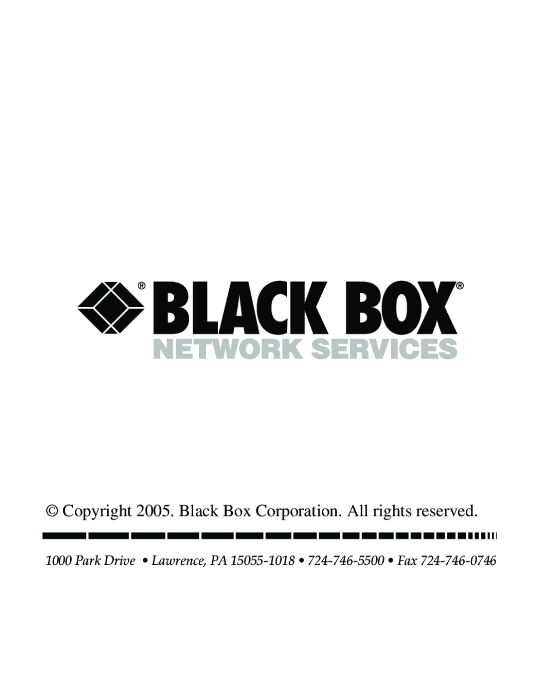 Black Box KV407A, KV408A manual Copyright 2005. Black Box Corporation. All rights reserved 